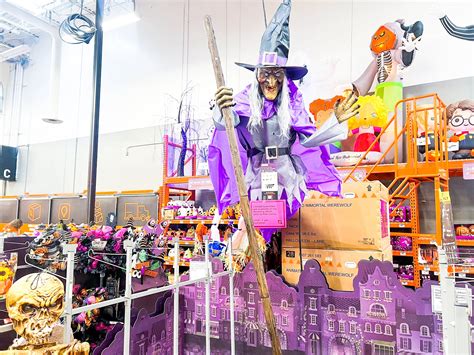 Twelve foot witch available at the home depot store